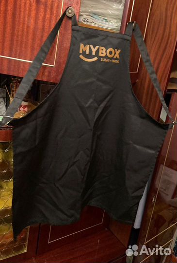 Фартук кухонный черный mybox