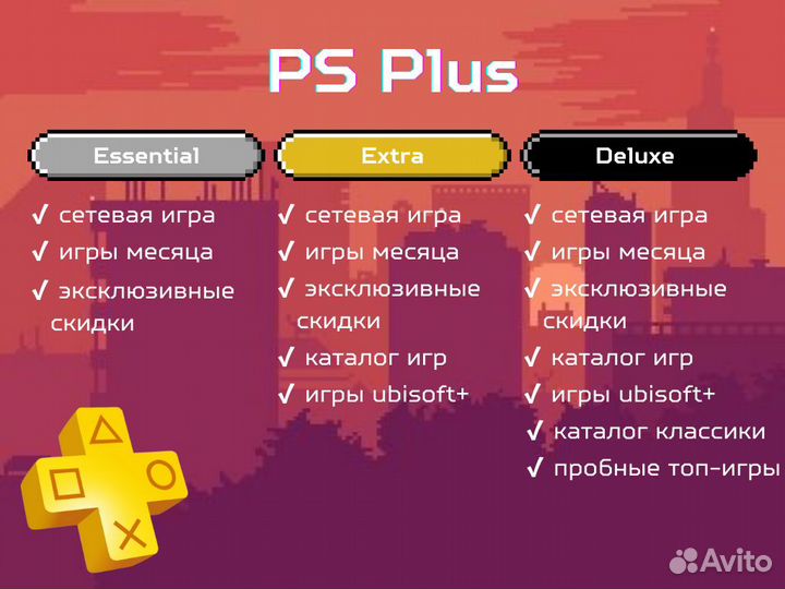 Подписка PS Plus Турция/Украина