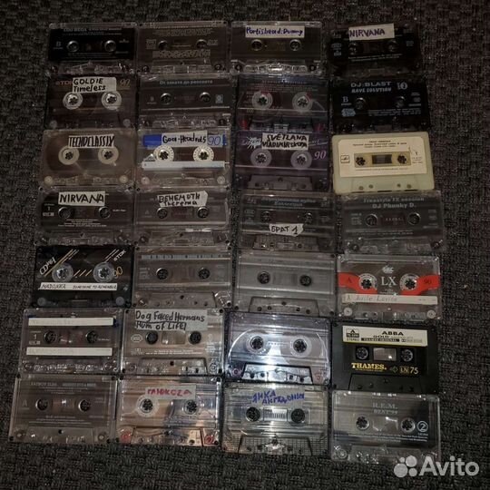 Аудиокассеты без обложек