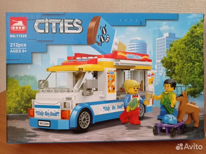 Конструктор Cities 11528 Грузовик Мороженщика