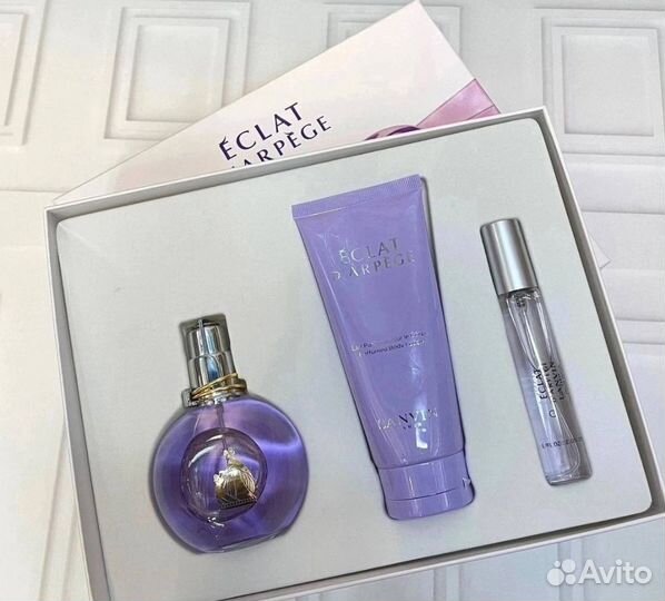 Духи подарочный набор Eclat d' 100ml,Крем+Пробник