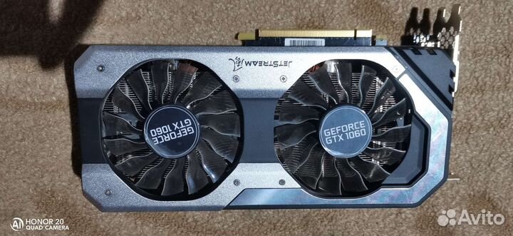 Gtx 1060 6 gb palit jetstream с блоком питания