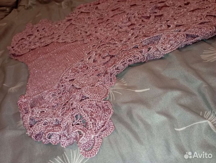 Ручная вязка, ажур, люрекс