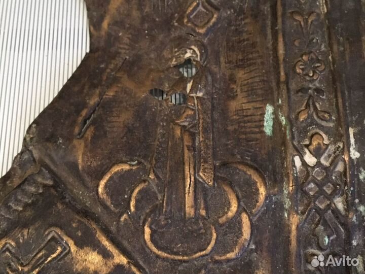 Оклад Николай Угодник и Богородица большие