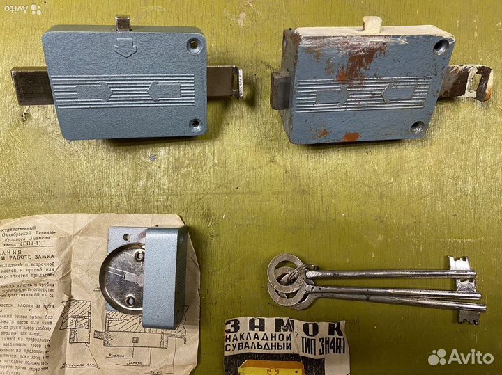 Замок накладной сувальдный зн4А-1