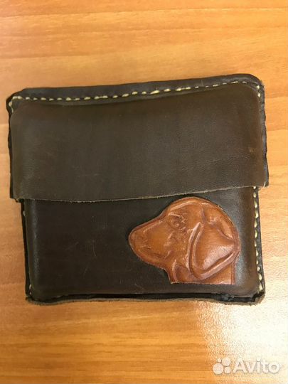Портсигар кожаный