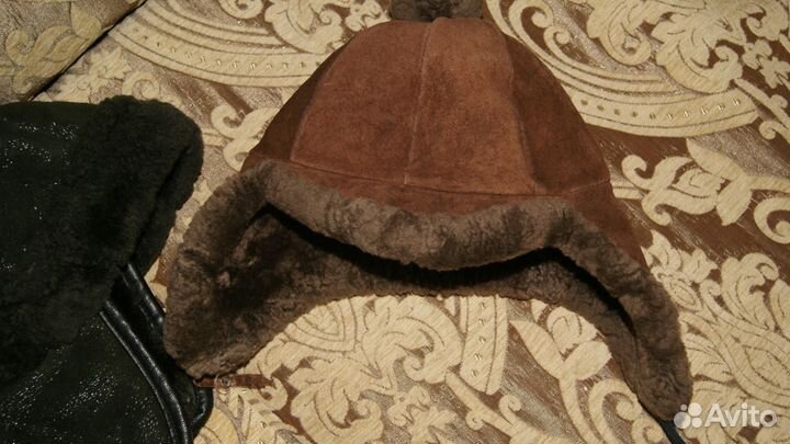 Шапки из дубленки