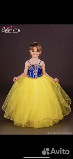 Новогодний костюм Белоснежки детский