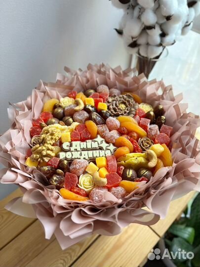 Букет из конфет/ из сухофруктов/ подарок на др