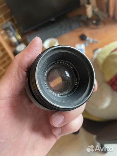 Объектив helios 44 2 с переходником на canon