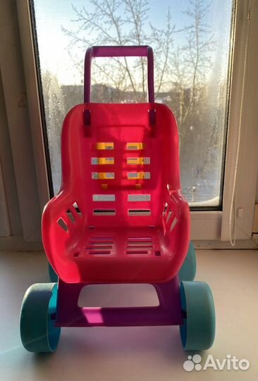 Коляска кукольная игрушечная