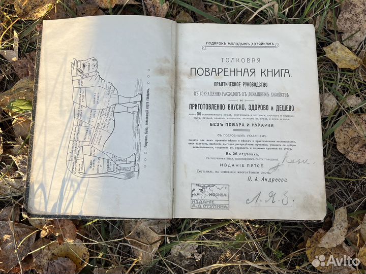 Толковая поваренная книга 1909год