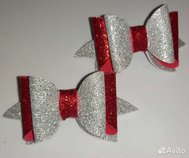 Бантики резиночки из фоамирана