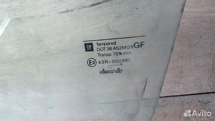 Стекло двери передней левой Опель Вектра Б