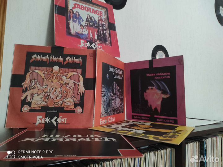 Black Sabbath пластинки. Винил