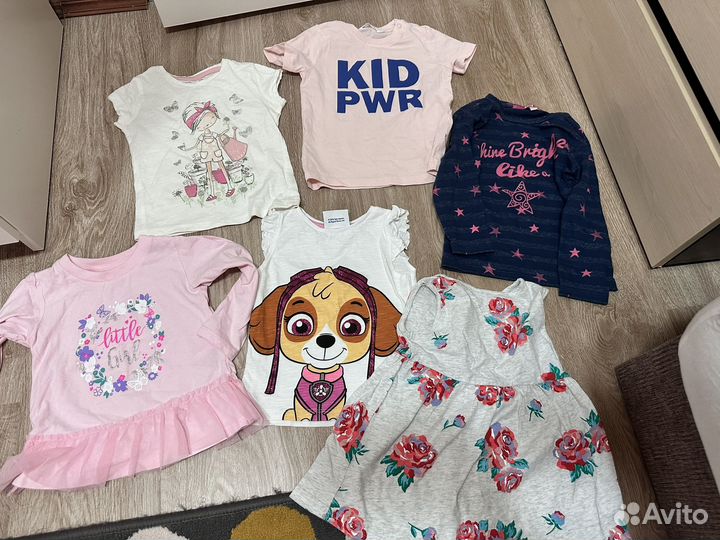 Вещи пакетом для девочки 86-92