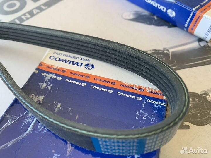 Ремень генератора (с гур) nexia/lanos(96144934)