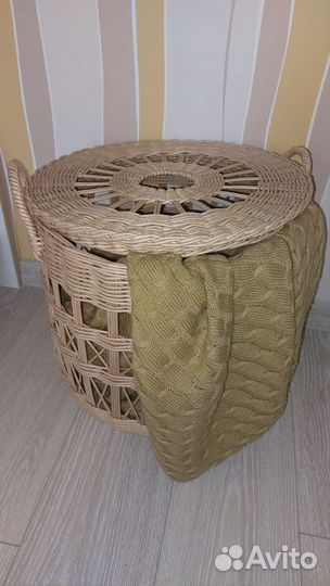 Корзина плетеная для хранения