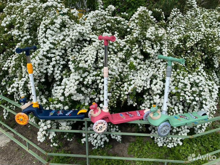 Новый самокат детский scooter