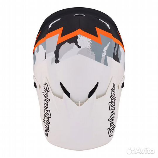 Troy Lee Designs Gp Volt Мотошлем Camo White Белый