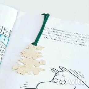 Закладки для книг металлическая Moomin