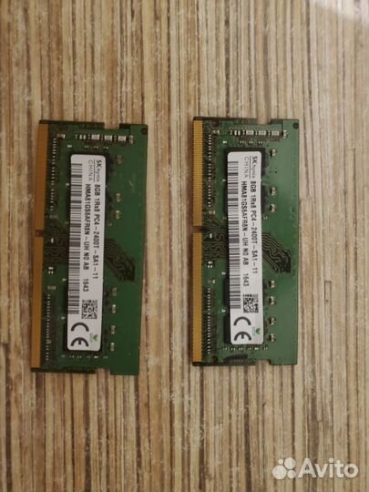 Sk Hynix 2 по 8 гб SO-dimm DDR4