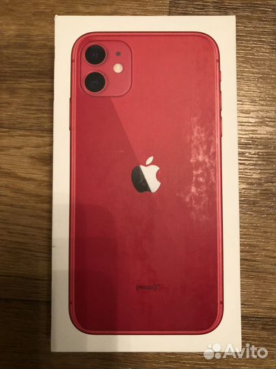 Коробка от Телефона iPhone 11, Red, 64GB