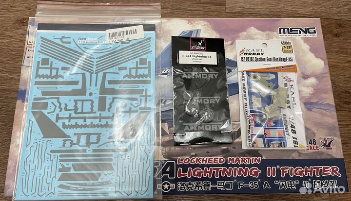 Meng F-35A 1/48 с дополнительными наборами