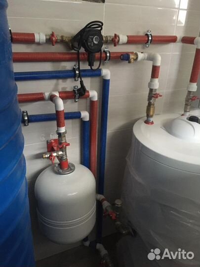 Монтаж систем отопления, водоснабжения, теплый пол