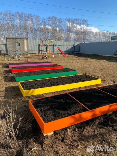 Грядка металлическая из оцинковки