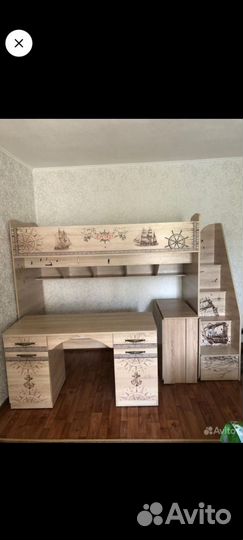 Детский кровать и стол