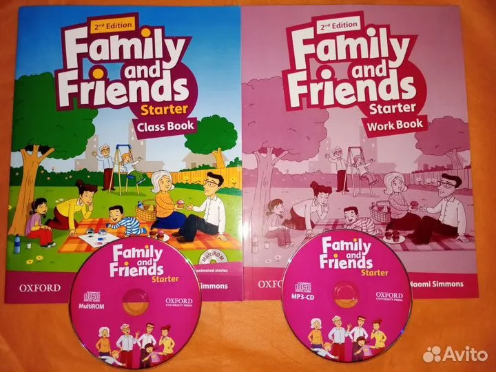 Family and friends starter глянцевые