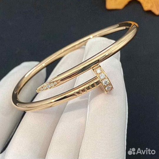 Браслет Cartier Juste un Clou Розовое золото 0,55ct