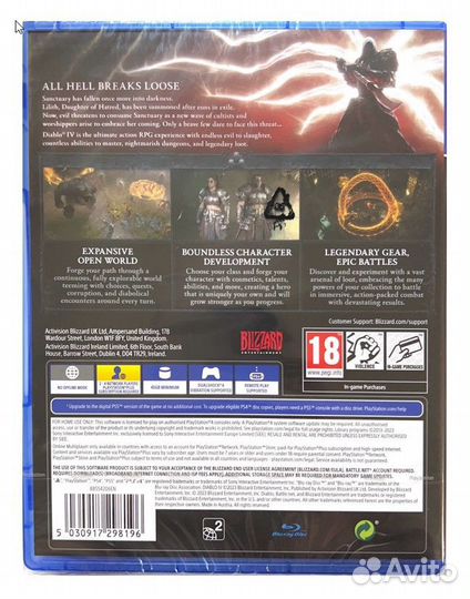 Diablo IV PS4 Русская Версия