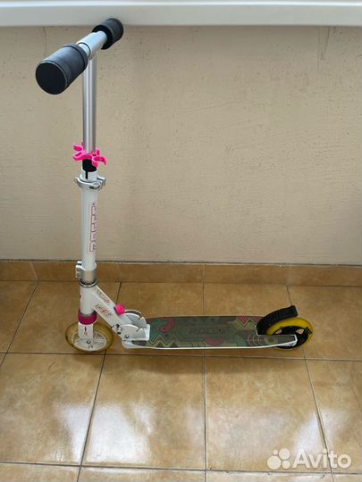 Самокат детский двухколесный для девочки