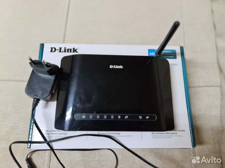 Роутер D-Link DSL-2640u с adsl модемом