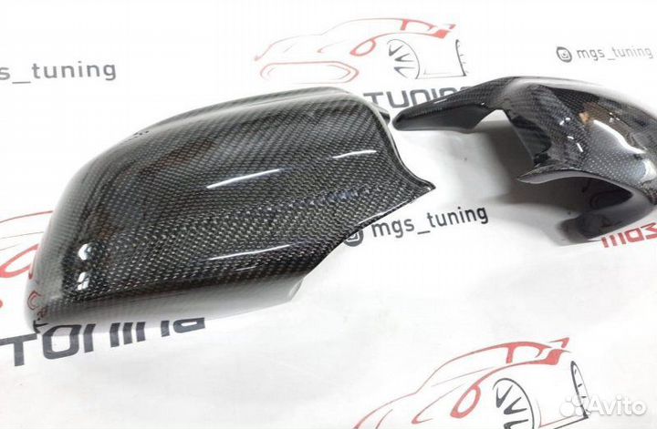 Крышки зеркал стиль BMW M6 F13 карбон (Дорест)