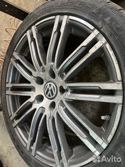 Диски с резиной r20 porshe, vw, audi