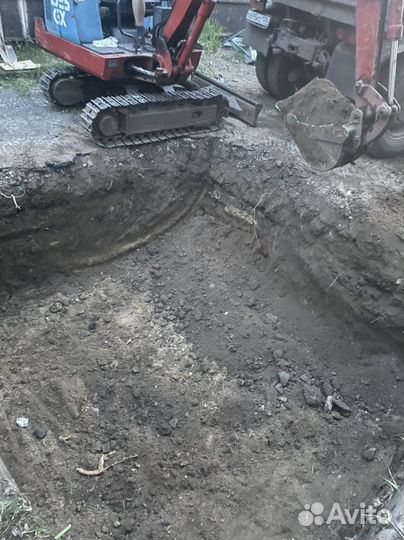 Услуги мини-экскаватора