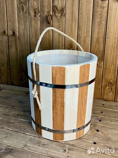 Запарник 13 литров с пластиковой вставкой (день-но