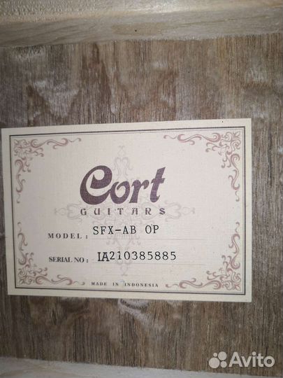 Электроакустика Cort SFX-AB OP