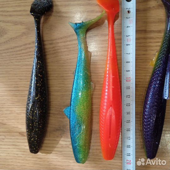 Виброхвост для джига 20см