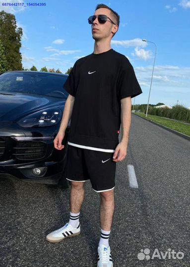 Спортивный костюм шорты и футболка Nike (Арт.67299