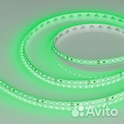 Светодиодная лента RT-A120-8mm 24V Green(9.6 W/m