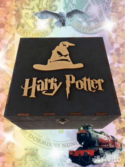 Книги Гарри Поттер Росмэн в Деревянном Сундуке
