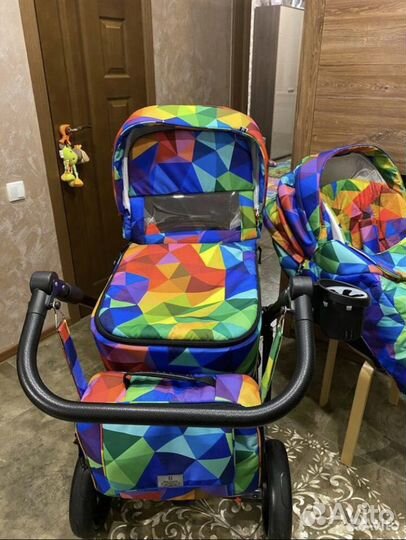 Коляска 2 в 1 bebe mobile (adamex reggio)