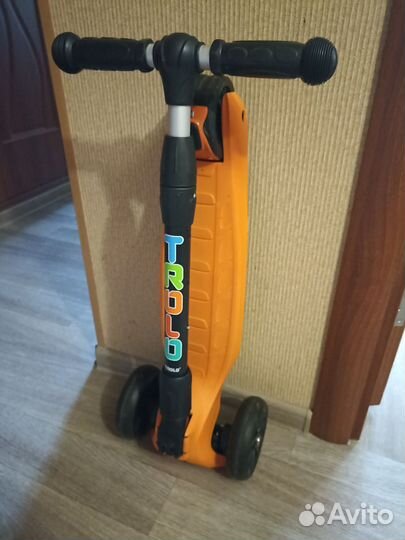 Самокат trolo детский трехколесный