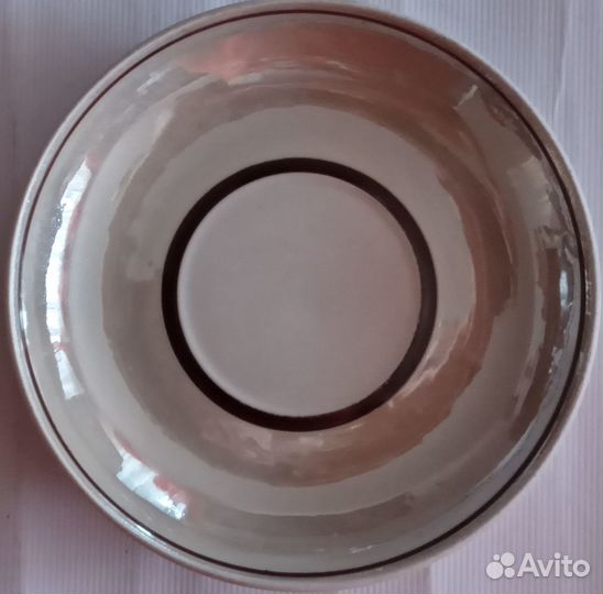 Фарфор: тарелка Дулево, блюдце завод 