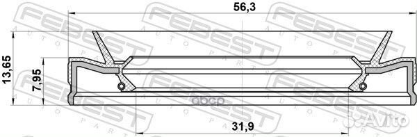 Сальник привода 95HEY33560814C Febest