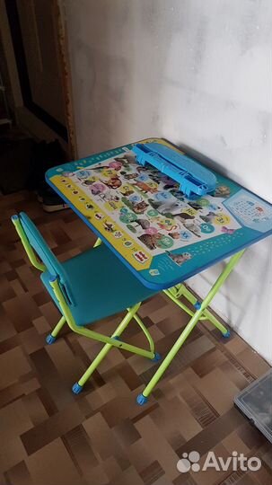 Детский столик и стульчик складной